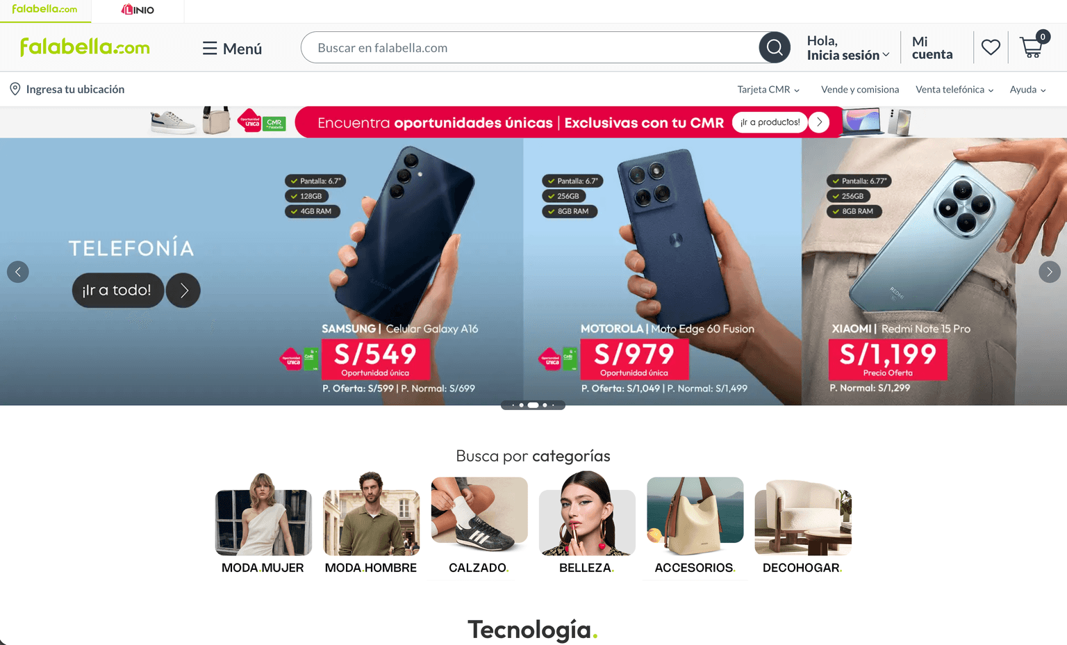 Falabella retail logistics platform